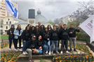 תלמידי תיכון מפ"ת בטקס לזכר נרצחי השואה ברומניה